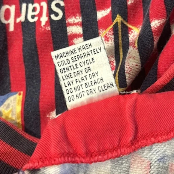 Vintage Cotton Traders Short Sleeve Sailboat Print Cotton Polo Shirt Size Large - Picture 6 of 7